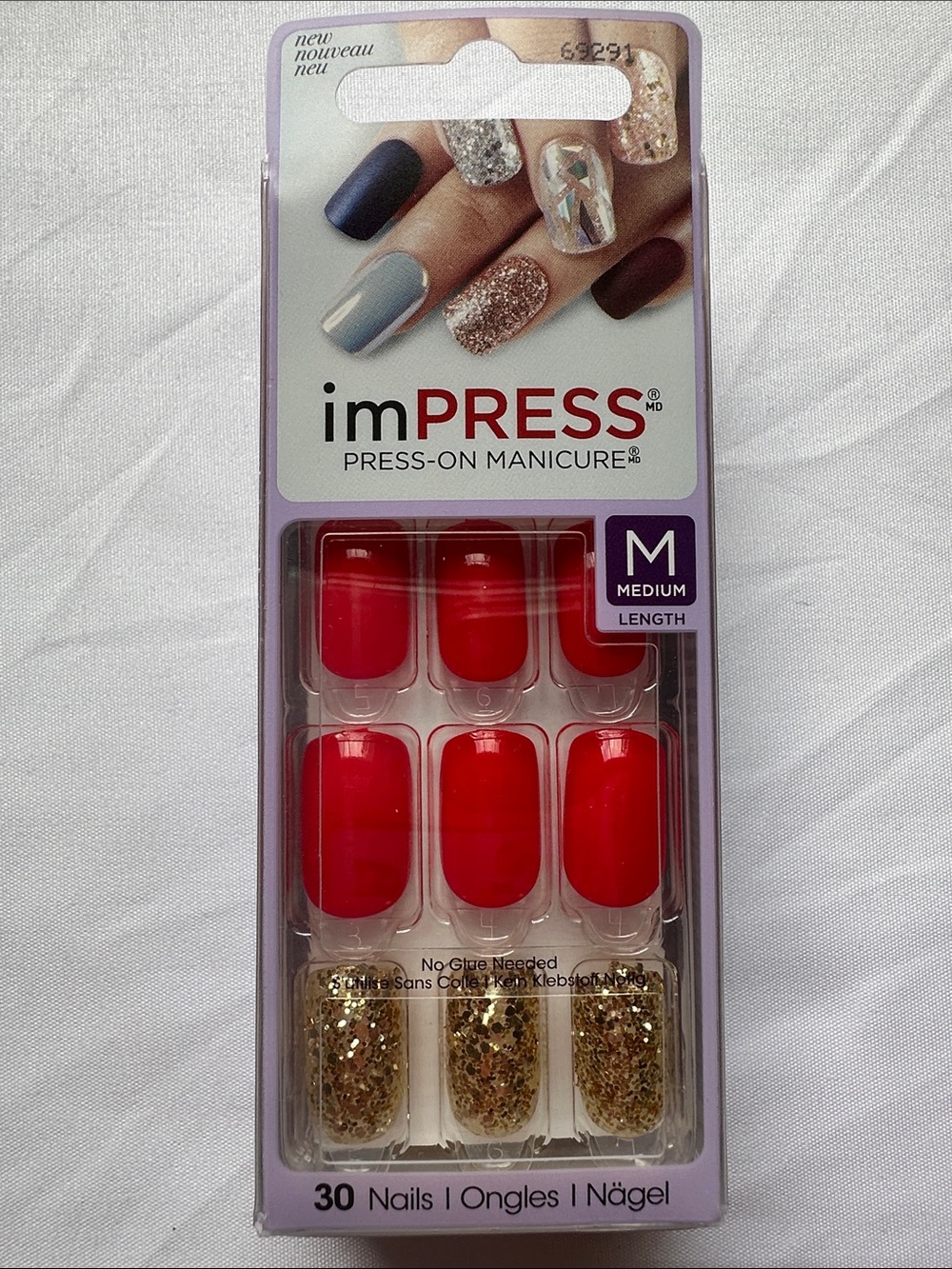 imPRESS Press-On Manicure Medium Length Break Dawn Nails